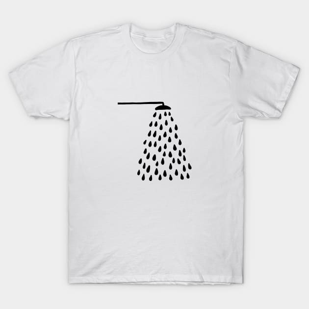 Shower in bathroom T-Shirt by bigmomentsdesign